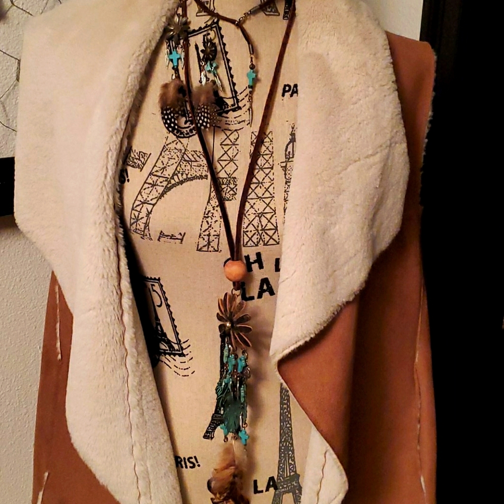 Designer necklace and earrings